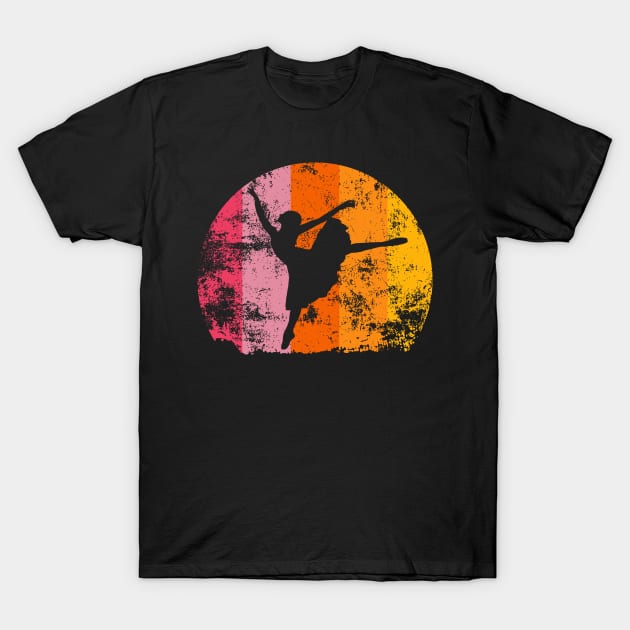 Ballerina grunge gift dancer silhouette T-Shirt by Littlelimehead